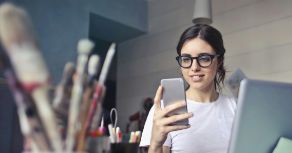 girl on mobile phone